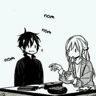 Стикер HORIMIYA -@MY_MANGASTICKERS - 2