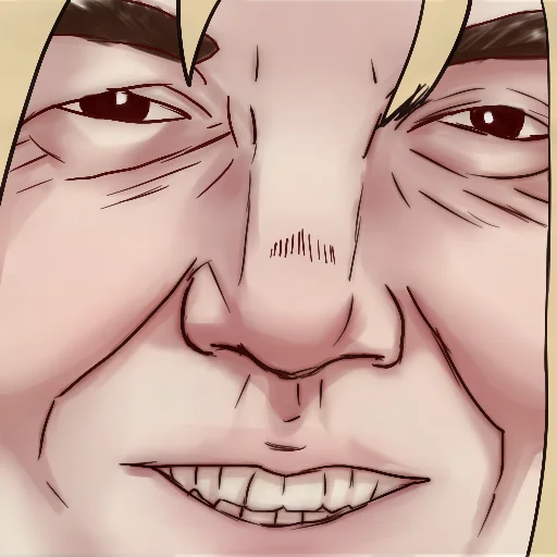 drawing human face illustration