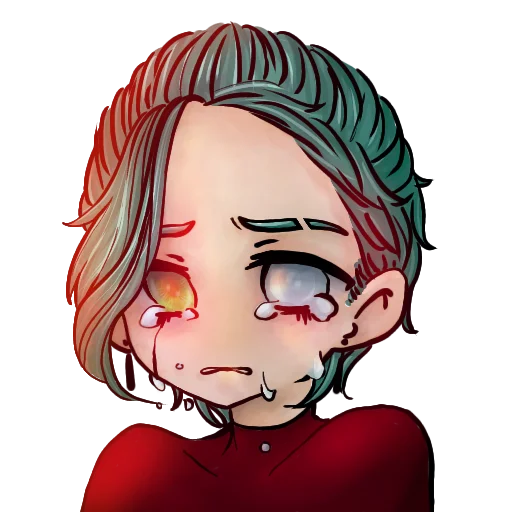 cartoon illustration human face