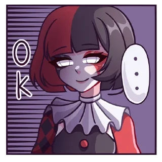 Стикер Маф @mellow_art - 2