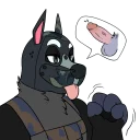 Стикер MafiaPup - 11