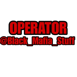 Стикер @Black_Mafia_Stuff - 1
