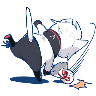 Sticker Мафу-котик @Nyasticks - 6