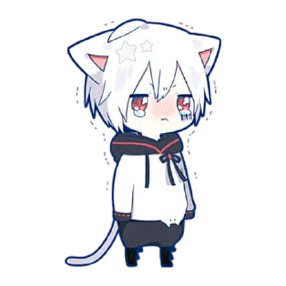 Sticker Мафу-Тян @nyasticks - 6