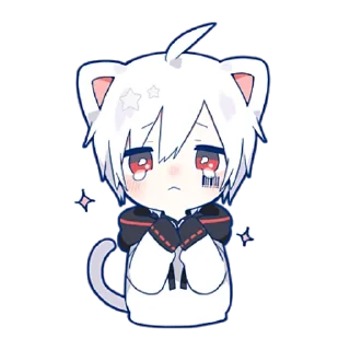 Sticker Мафу-Тян @nyasticks - 7