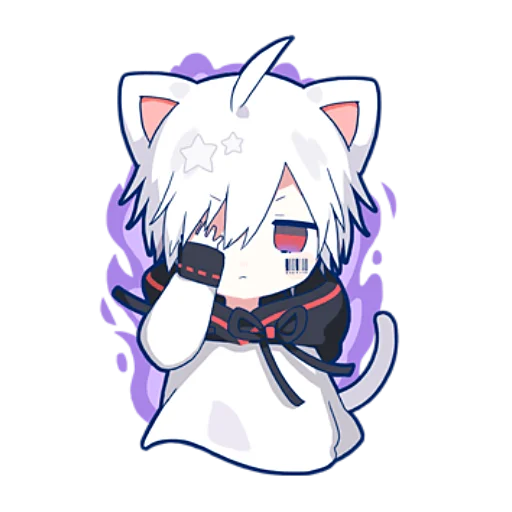 Sticker Мафу-Тян @nyasticks - 11