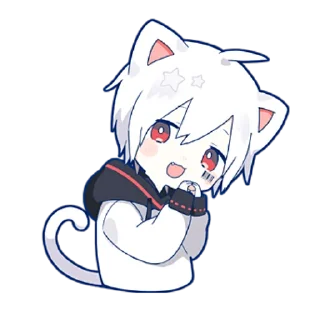 Sticker Мафу-Тян @nyasticks - 2