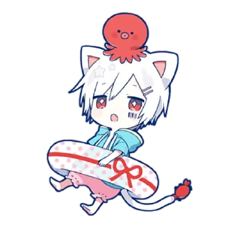 Sticker Мафу-Тян @nyasticks - 5