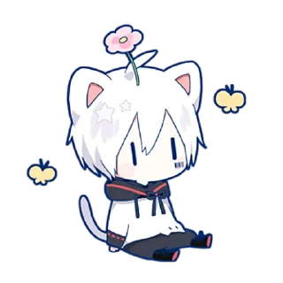 Sticker Мафу-Тян @nyasticks - 0