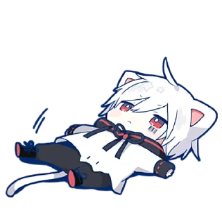 Sticker Мафу-Тян @nyasticks - 10