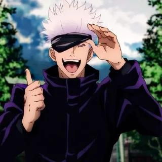 Стикер Магическая битва @anime_stickerr - 2