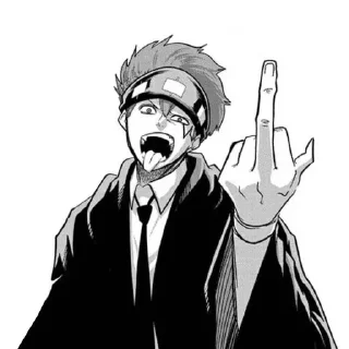 Sticker Магия и мускулы @anime_stickerr - 8