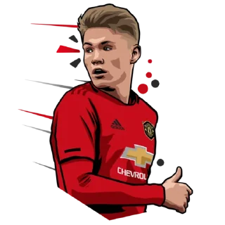 Стикер Manchester United official stickers - 3