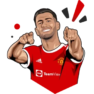 Стикер Manchester United official stickers - 6