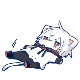 Sticker Мафу-тян @StickersPackRobot - 2