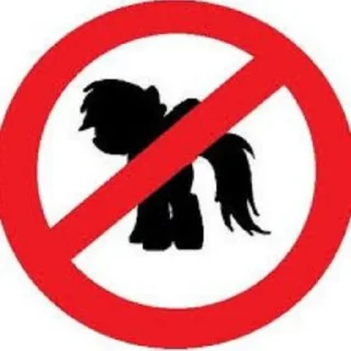 Sticker Май литл пони говнище - 2