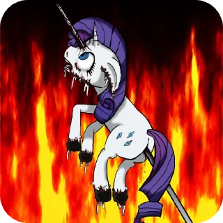 Sticker Май литл пони говнище - 3