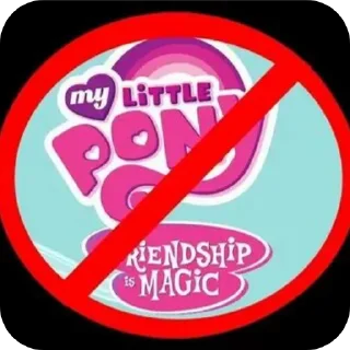 Sticker Май литл пони говнище - 9