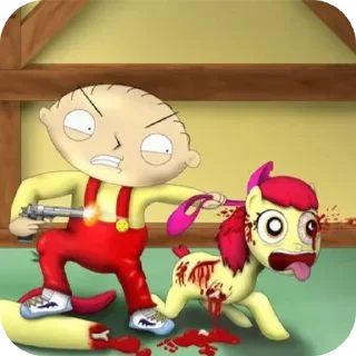 Sticker Май литл пони говнище - 0