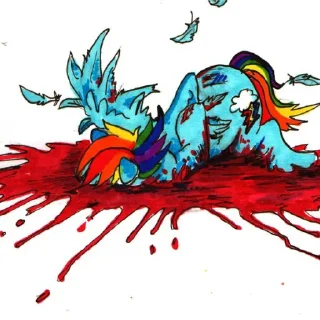 Sticker Май литл пони говнище - 11