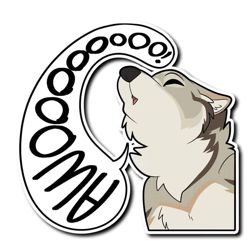 Стикер Major Wolf - 11