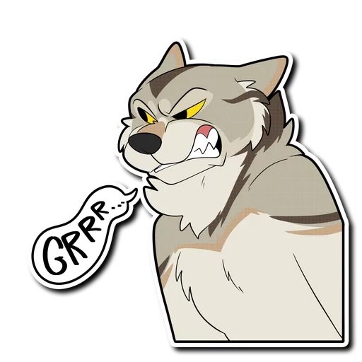 Стикер Major Wolf - 4