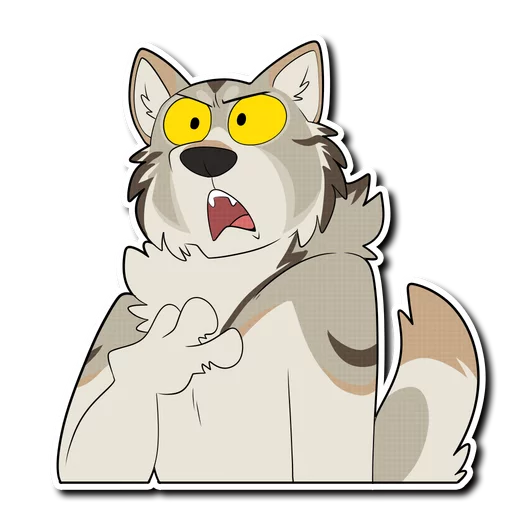 Стикер Major Wolf - 1