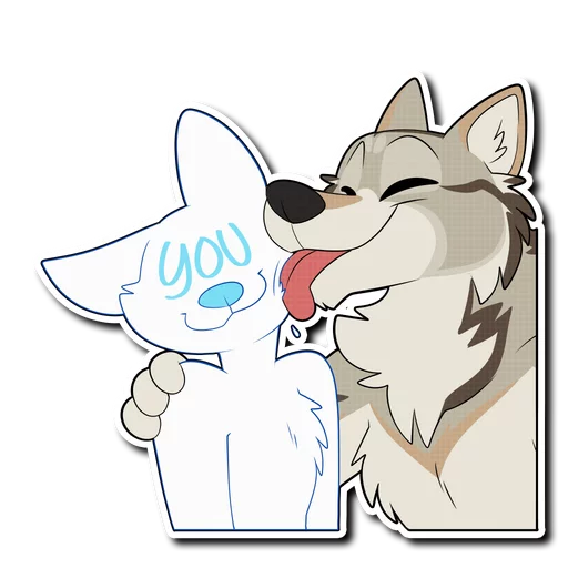 Стикер Major Wolf - 0