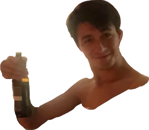 person human face soft drink