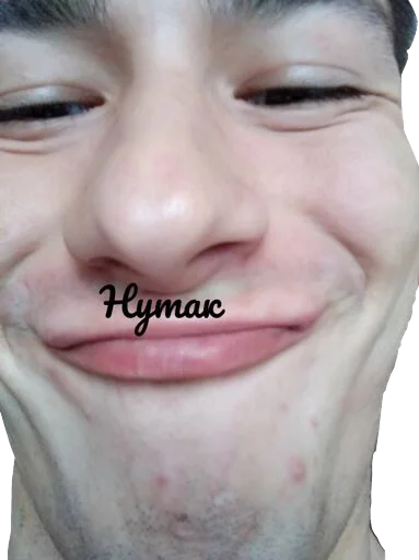 human face smile cheek