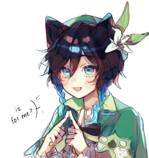 anime cartoon human face