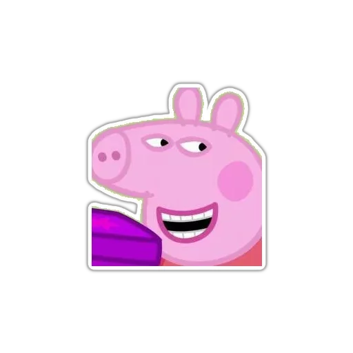 cartoon clipart pink