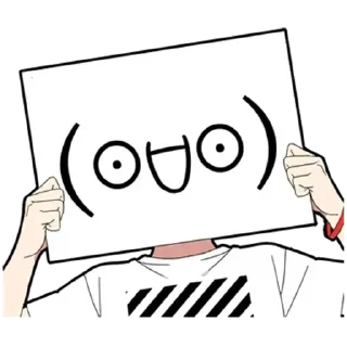 Sticker Молчаливый парень - @evangelioncik - 4