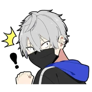 Sticker Молчаливый парень - @evangelioncik - 9