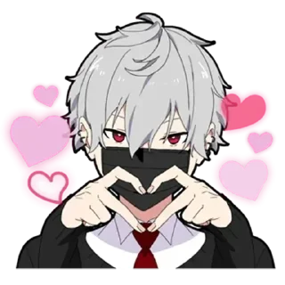 Sticker Молчаливый парень - @evangelioncik - 10