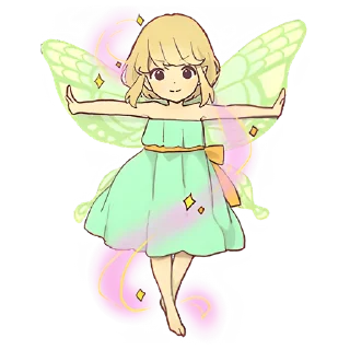 Sticker Маленькая фея @Nyasticks - 1