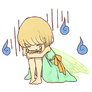 Sticker Маленькая фея @Nyasticks - 10