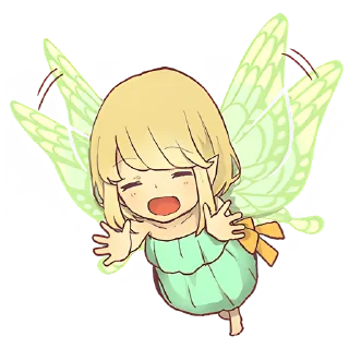 Sticker Маленькая фея @Nyasticks - 2
