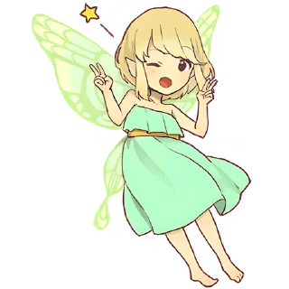 Sticker Маленькая фея @Nyasticks - 4