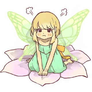 Sticker Маленькая фея @Nyasticks - 3