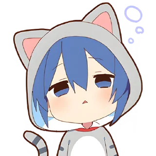 Sticker Маленький Отаку @Nyasticks - 8