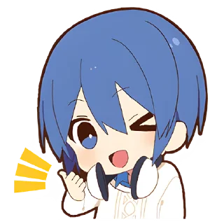 Sticker Маленький Отаку @Nyasticks - 10