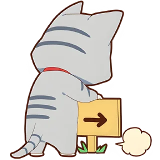 Sticker Маленький Отаку @Nyasticks - 7