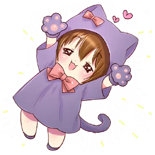 Стикер Малыш кот @Nyasticks - 2