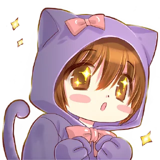 Стикер Малыш кот @Nyasticks - 1