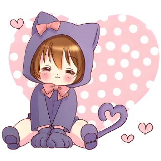 Стикер Малыш кот @Nyasticks - 3