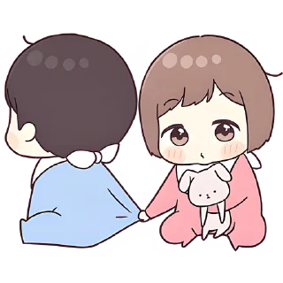 Sticker Малышка-чан @nyasticks - 8