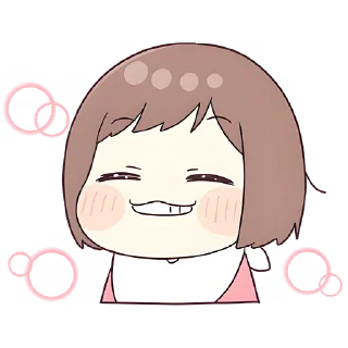 Sticker Малышка-чан @nyasticks - 1