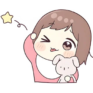 Sticker Малышка-чан @nyasticks - 3