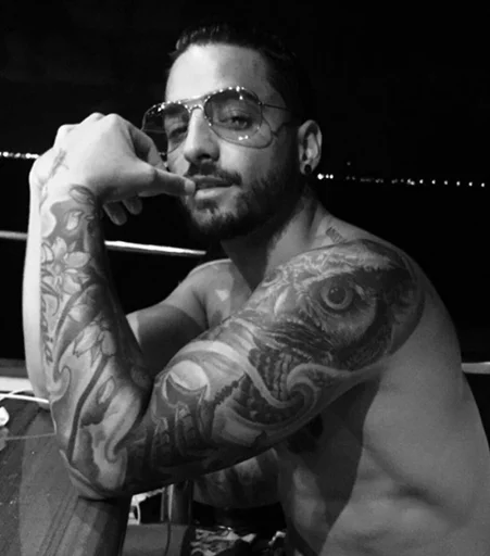 person man human face